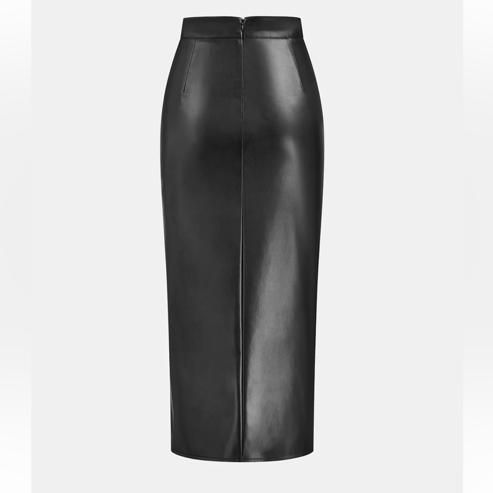 Commense faux leather skirt - Picture 2 of 3